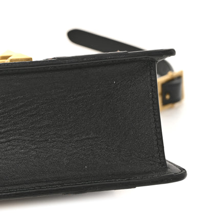 Gucci Nappa Elaphe GG Supreme Monogram Medium Osiride Shoulder Bag Black Bright Cuir Beige Ebony 15 of 15