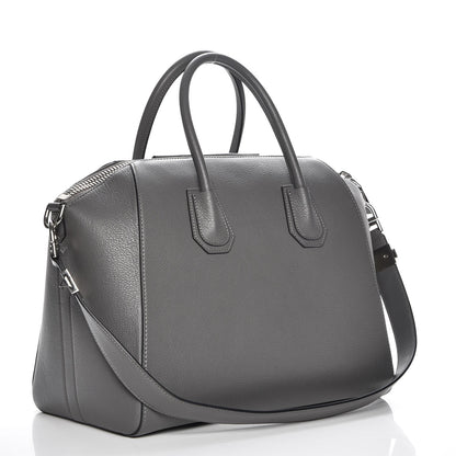 Givenchy Sugar Goatskin Medium Antigona Dark Grey 2 of 8