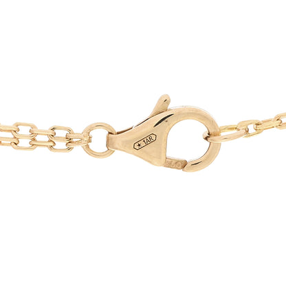 Cartier 18K Yellow Gold 2 Diamond LOVE Necklace 4 of 5