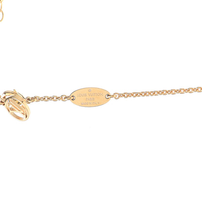 Louis Vuitton Essential V Necklace Gold 3 of 5