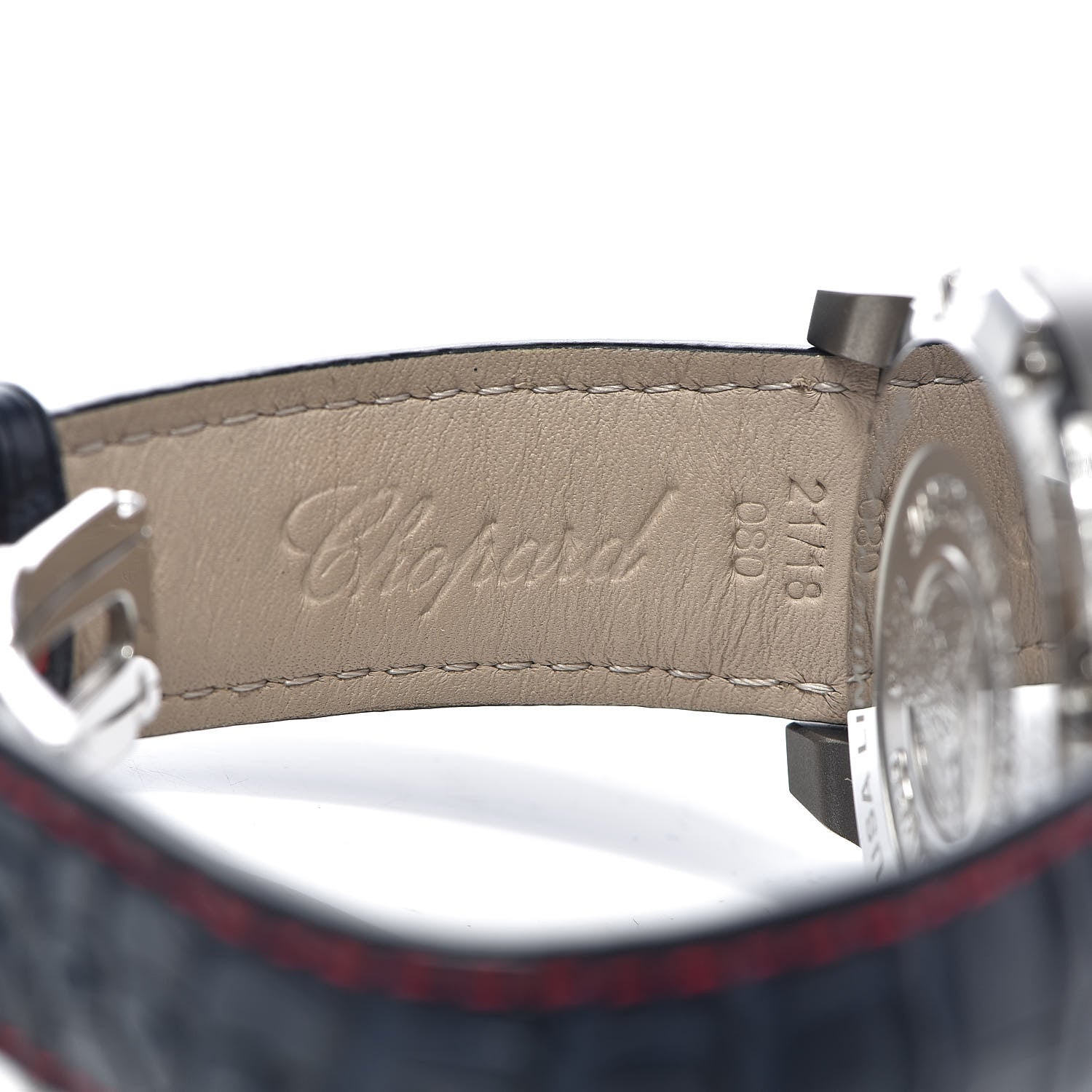 Chopard Stainless Steel Alligator 46mm Grand Prix de Monaco Historique Automatic Watch Blue 6 of 10
