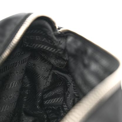 Prada Nylon Zip Tote Bag Black 10 of 15