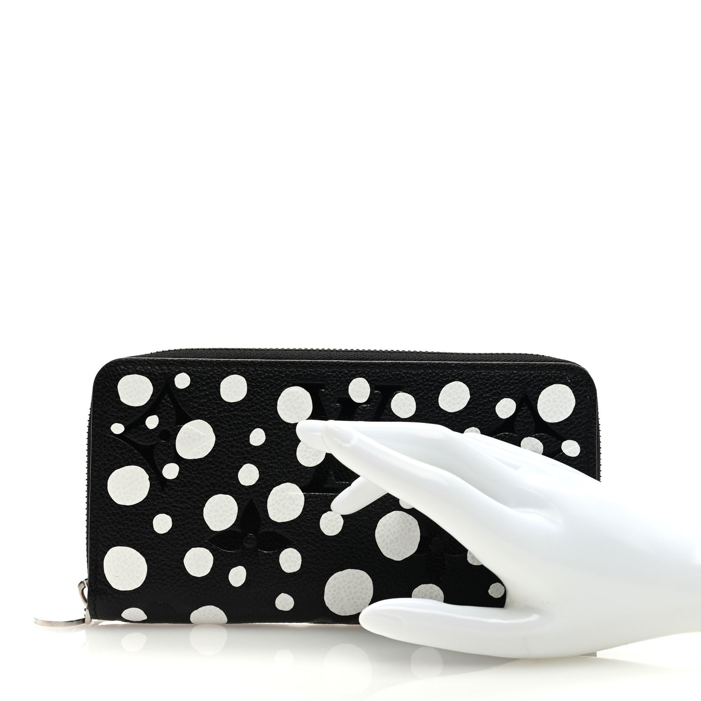 LV X YK Empreinte Zippy Wallet Black White