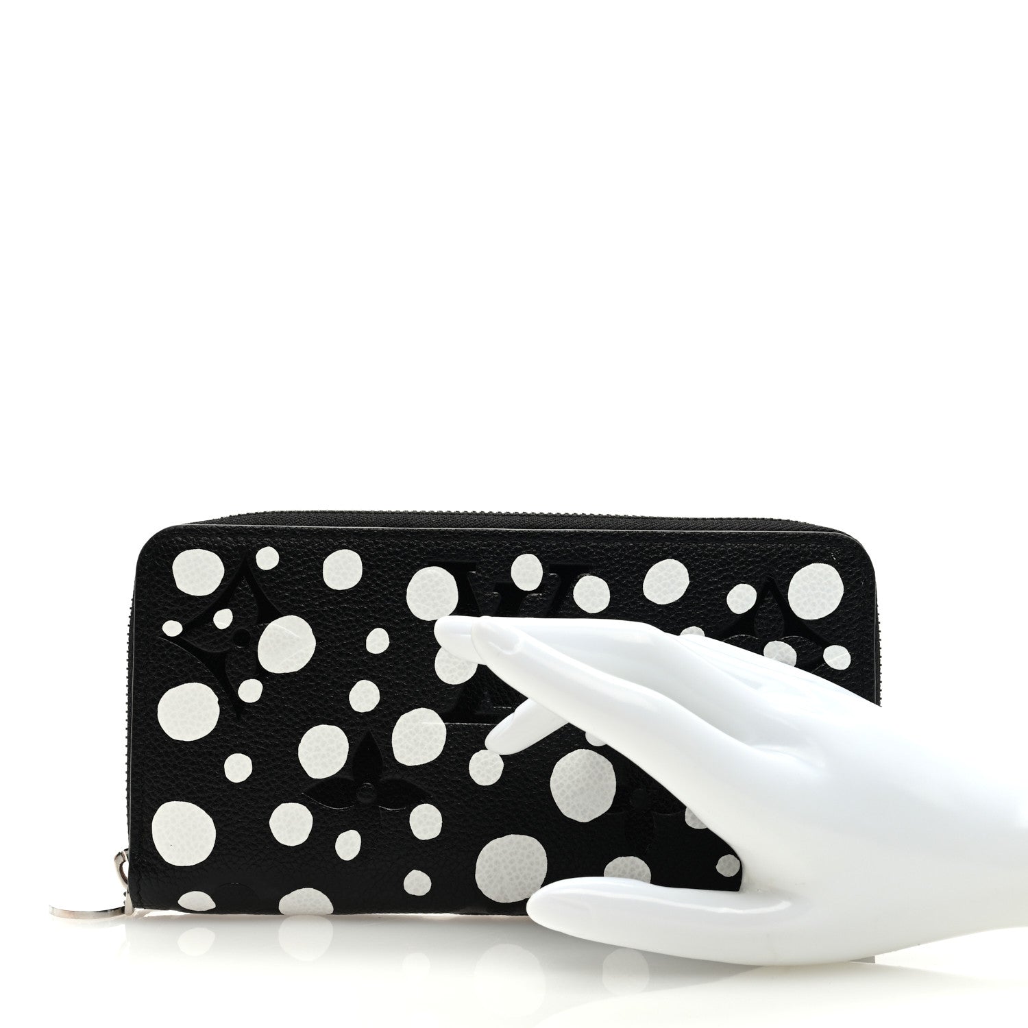 Louis Vuitton LV X YK Empreinte Zippy Wallet Black White 2 of 6