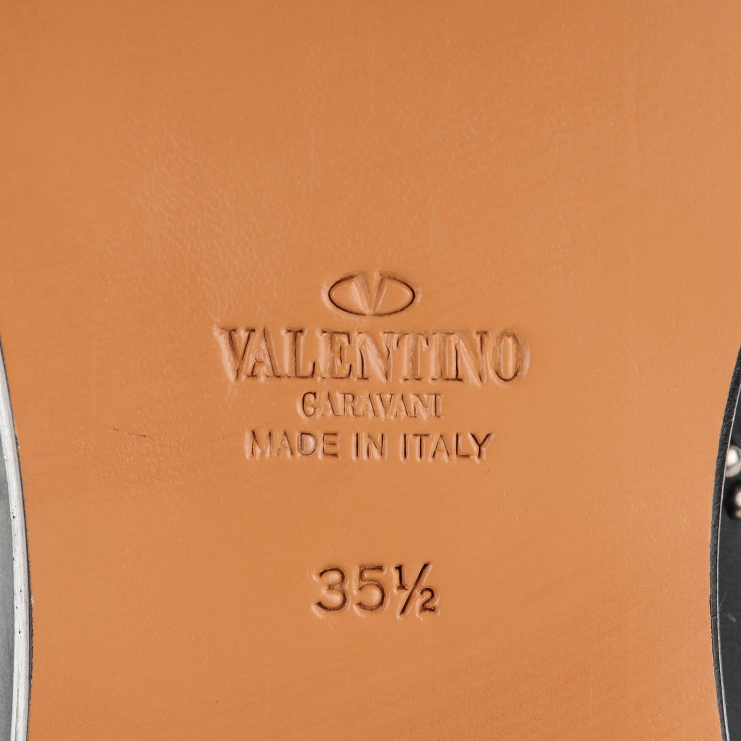 Nappa Star Studded Cabochon Loafers 35.5 Black