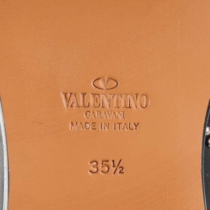 Valentino Garavani Nappa Star Studded Cabochon Loafers 35.5 Black 6 of 7