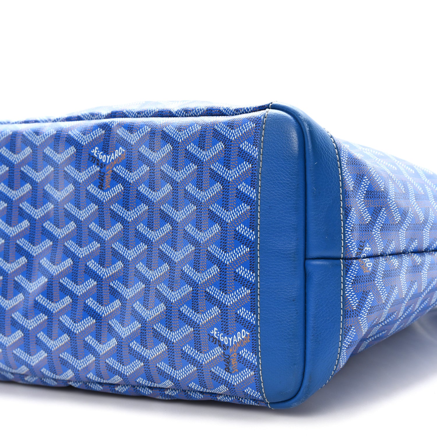 Goyard Goyardine Artois MM Blue 10 of 11