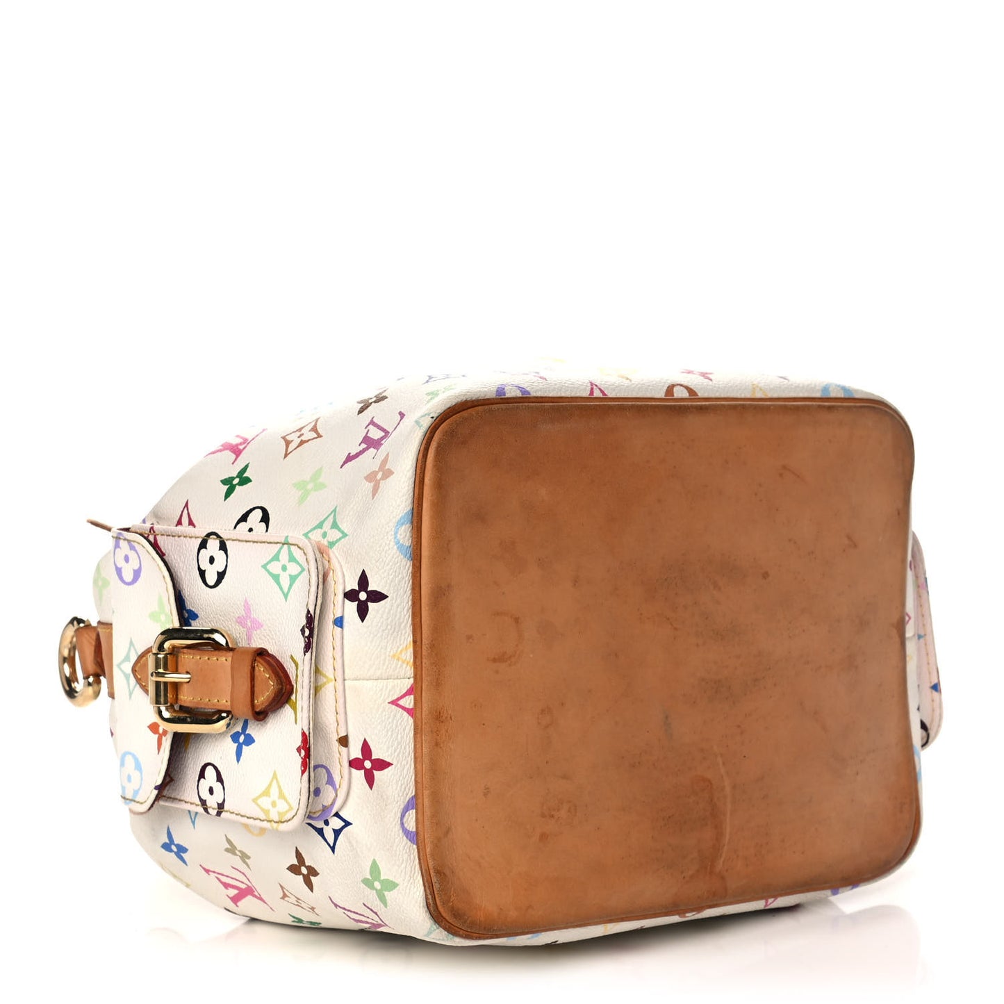 Monogram Multicolor Petit Noe White
