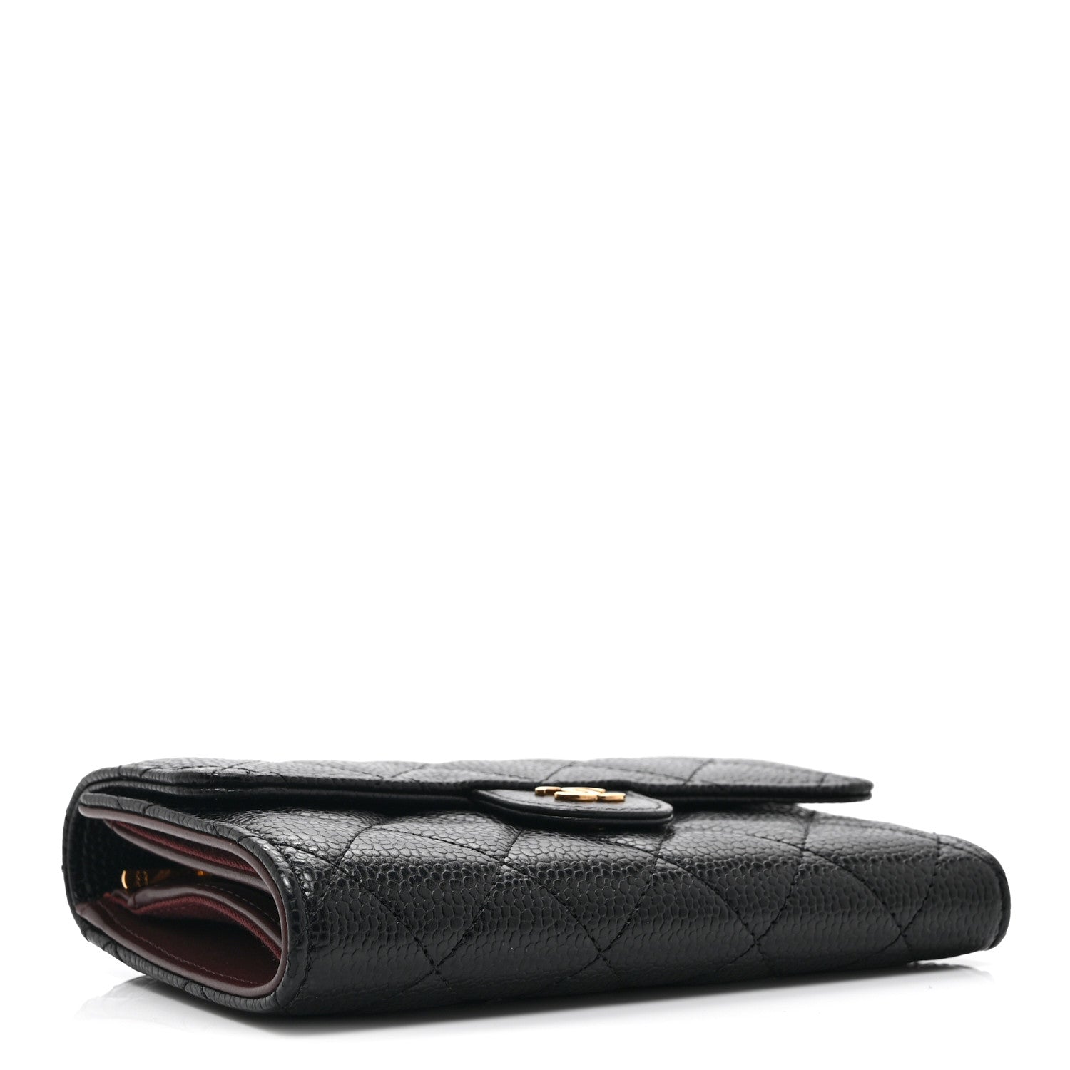 Chanel Caviar Quilted Medium Flap Wallet Black 4 of 11