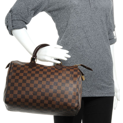 Louis Vuitton Damier Ebene Speedy 30 2 of 9