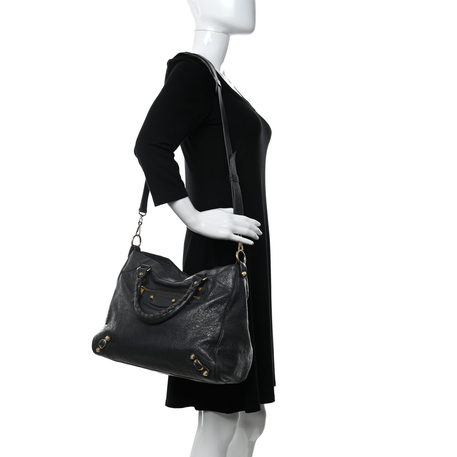 Balenciaga Agneau Giant 12 Gold Hardware Velo Anthracite 2 of 9