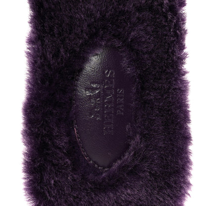 Hermes Woolskin Oran Sandals 38.5 Violet Fonce 7 of 8