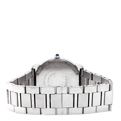 Cartier Stainless Steel 36mm Ronde Solo Quartz Watch 3 of 4
