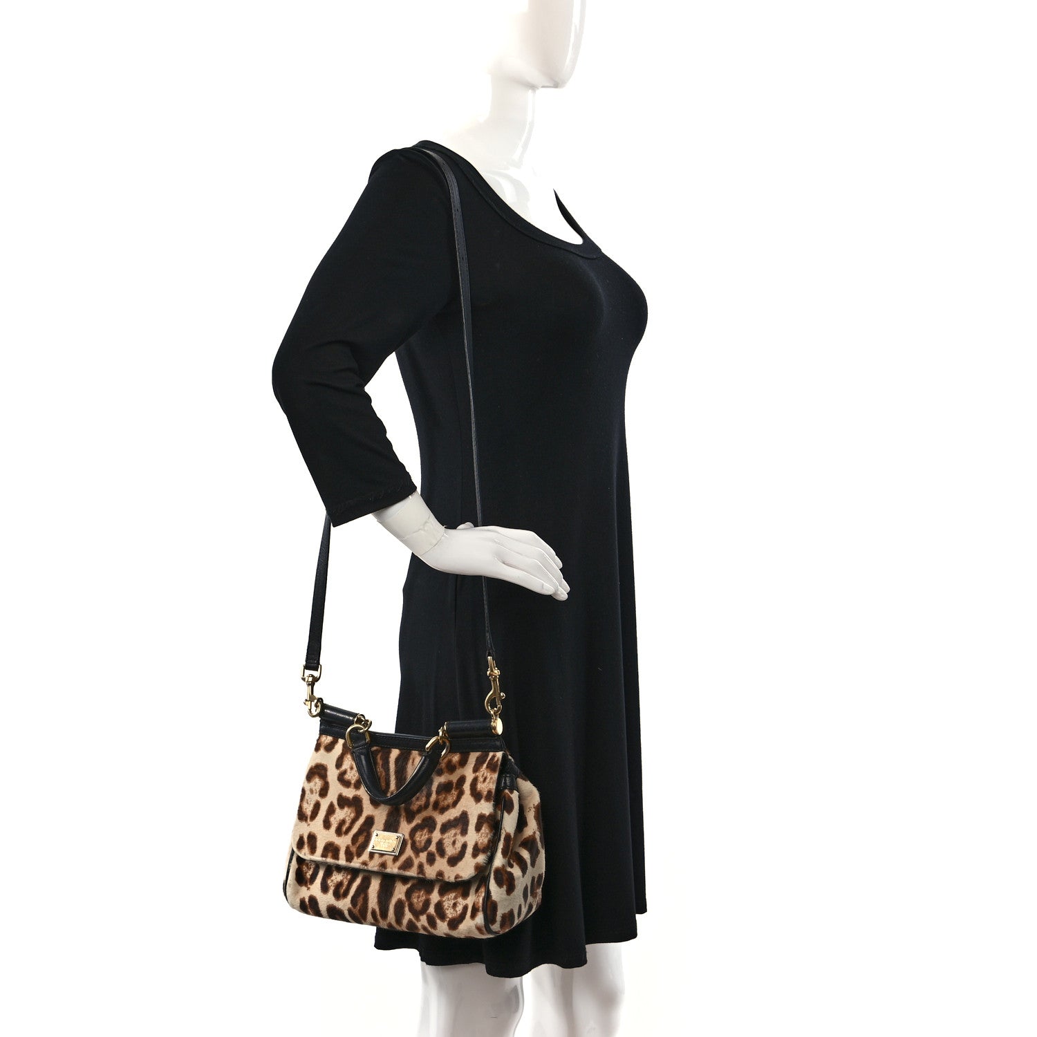 Dolce & Gabbana Leo Crepe Medium Miss Sicily Satchel Naturale 2 of 8