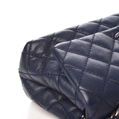 Chanel Caviar Quilted Mini Coco Handle Flap Navy Blue 9 of 9