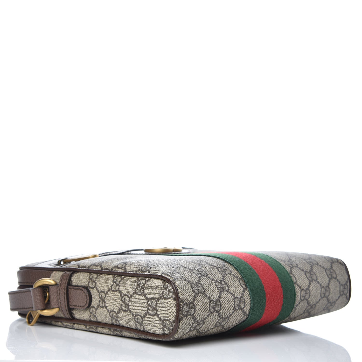 Gucci GG Supreme Monogram Web Small Ophidia Messenger Bag Brown 5 of 8