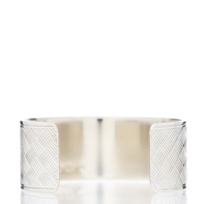Tiffany Sterling Silver Basket Makers Cuff Bracelet 3 of 5
