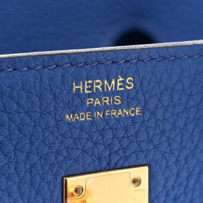 Hermes Togo Birkin 25 Bleu Royal 6 of 11