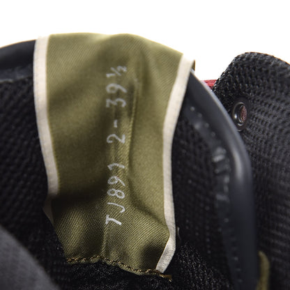 Valentino Garavani Calfskin Canvas Camouflage Rockstud Rock Be Sneakers 39.5 Olive 6 of 10