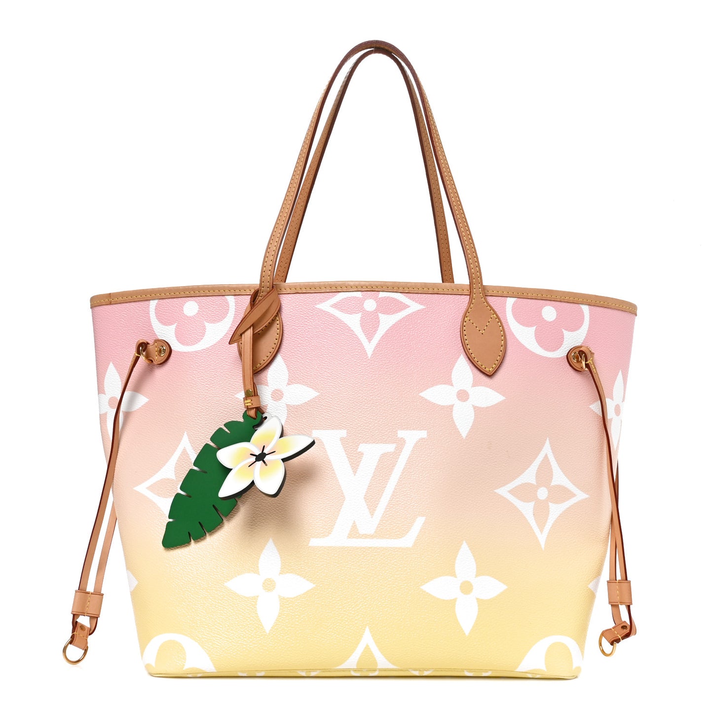 Monogram Giant By The Pool Neverfull MM Light Pink