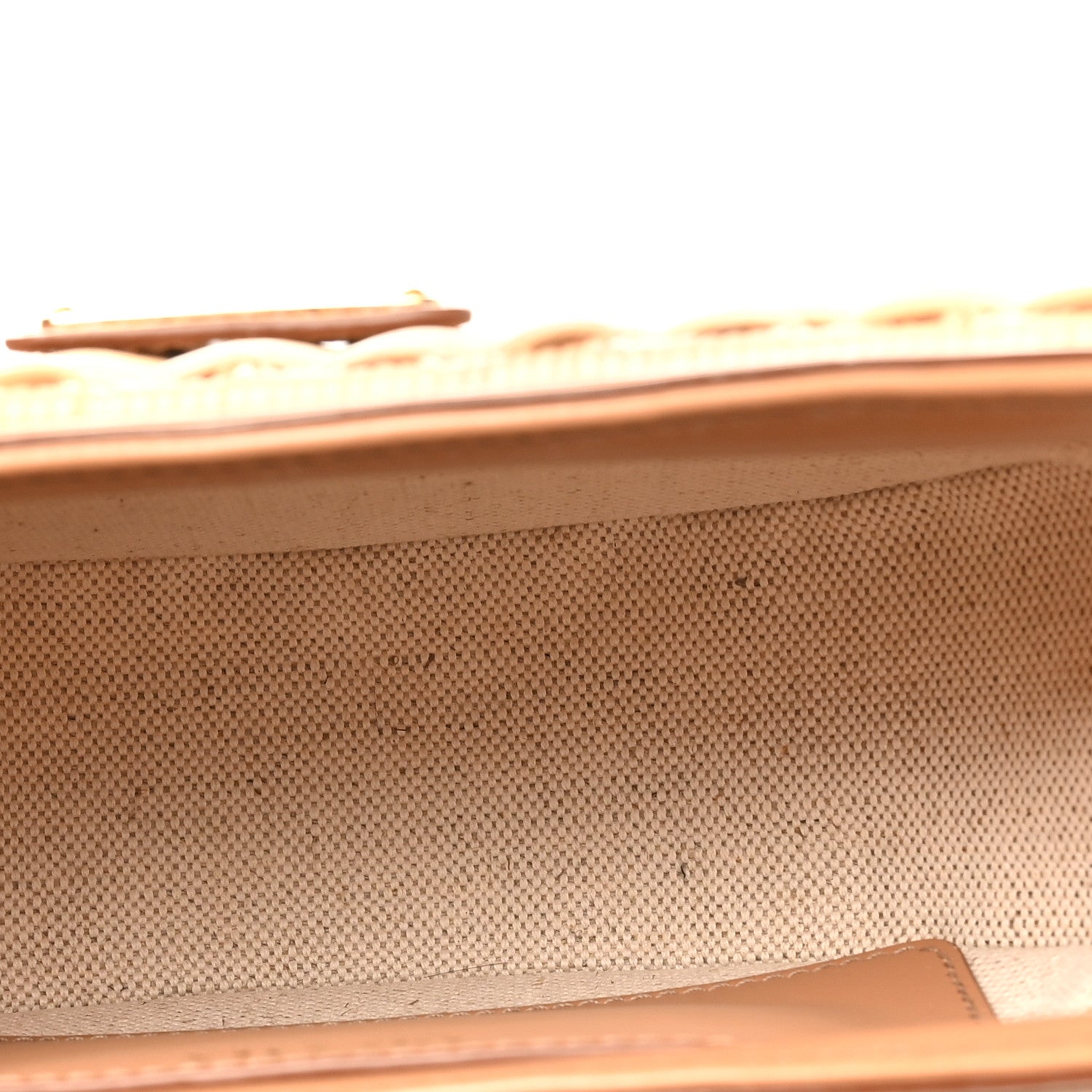 Prada Wicker Arque Shoulder Bag Natural 5 of 9