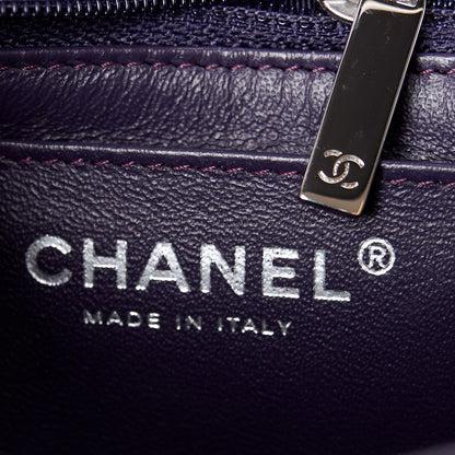 Chanel Patent Calfskin Quilted Mini Square Flap Purple 6 of 13