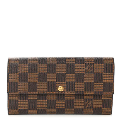 Louis Vuitton Damier Ebene Sarah Wallet 1 of 6