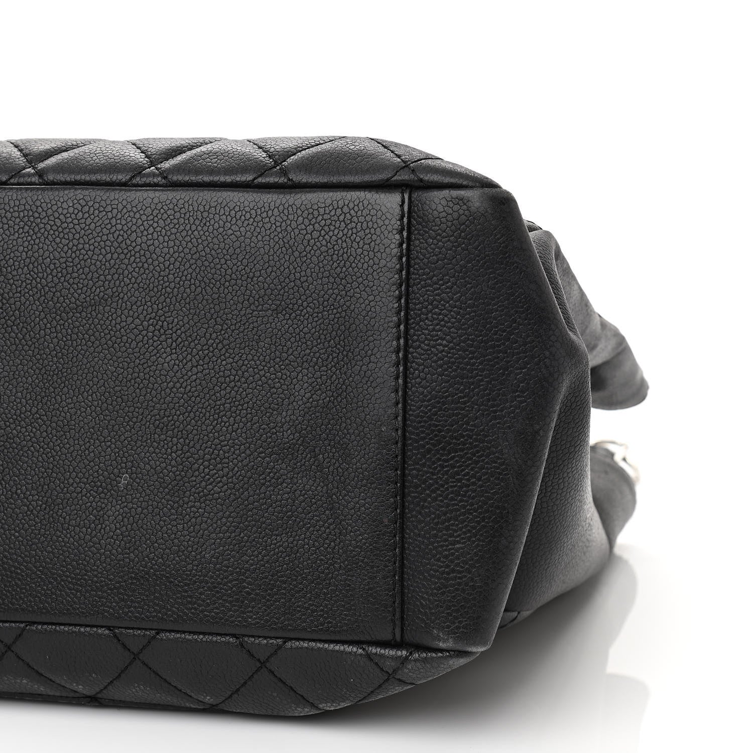 Chanel Caviar Quilted Grand Shopping Tote GST Black 10 of 12