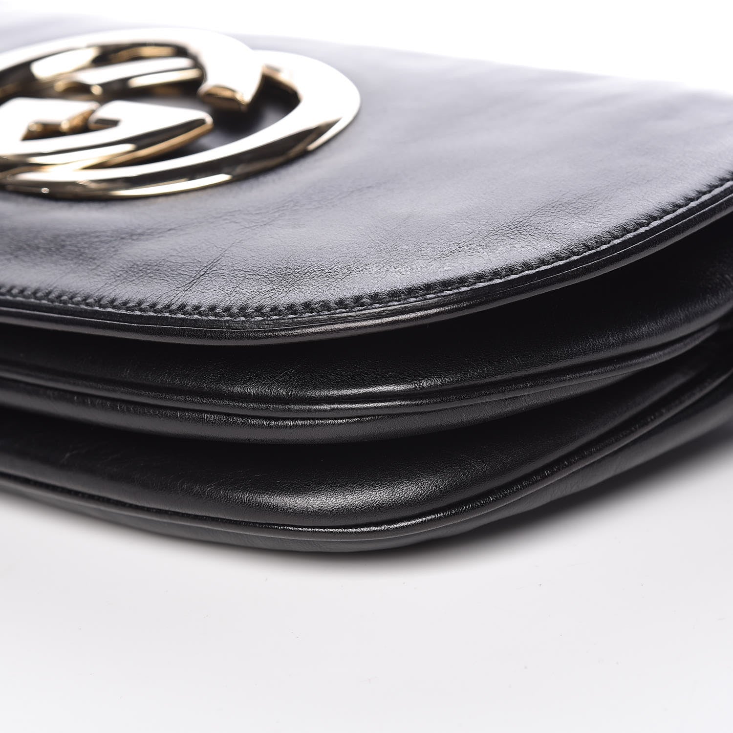 Gucci Calfskin Small Britt Shoulder Bag Black 11 of 11