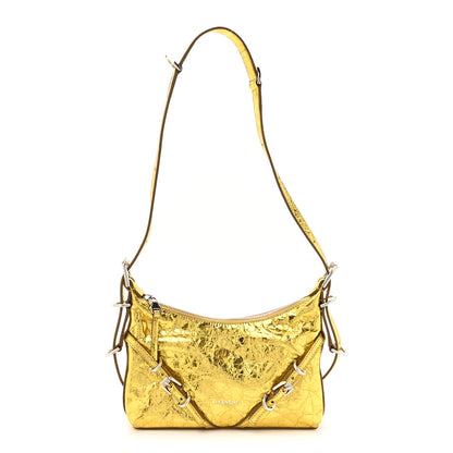 Givenchy Metallic Calfskin Mini Voyou Bag Gold 1 of 10