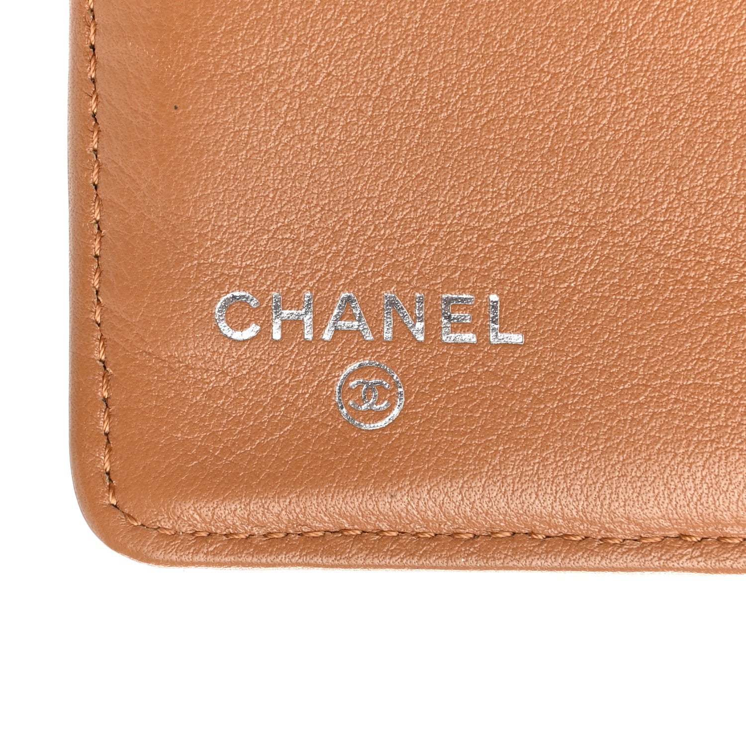 Chanel Metallic Caviar Quilted Yen Wallet Gold 6 of 11
