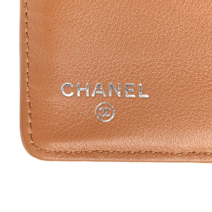 Chanel Metallic Caviar Quilted Yen Wallet Gold 6 of 11