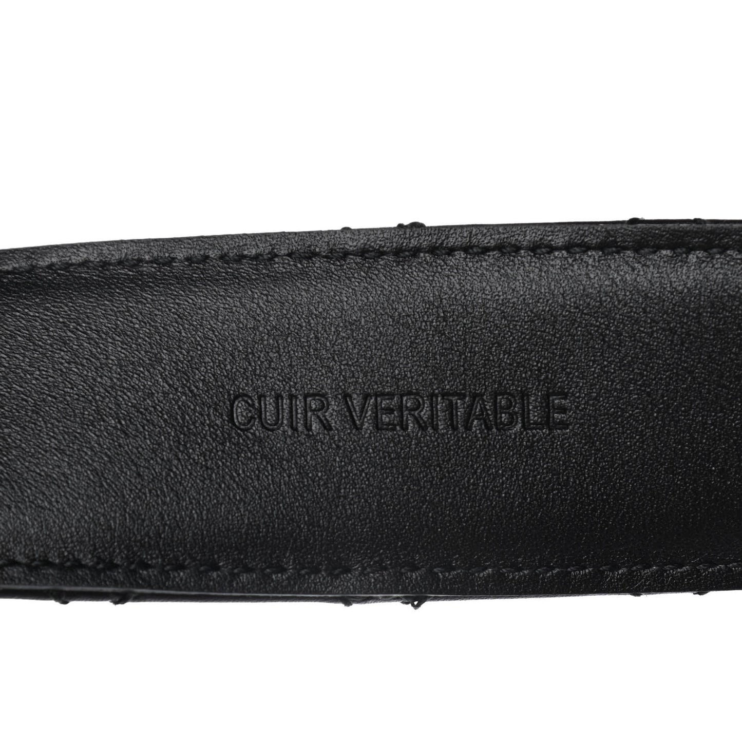 Lambskin Quilted CC Chain Belt 85 34 Black
