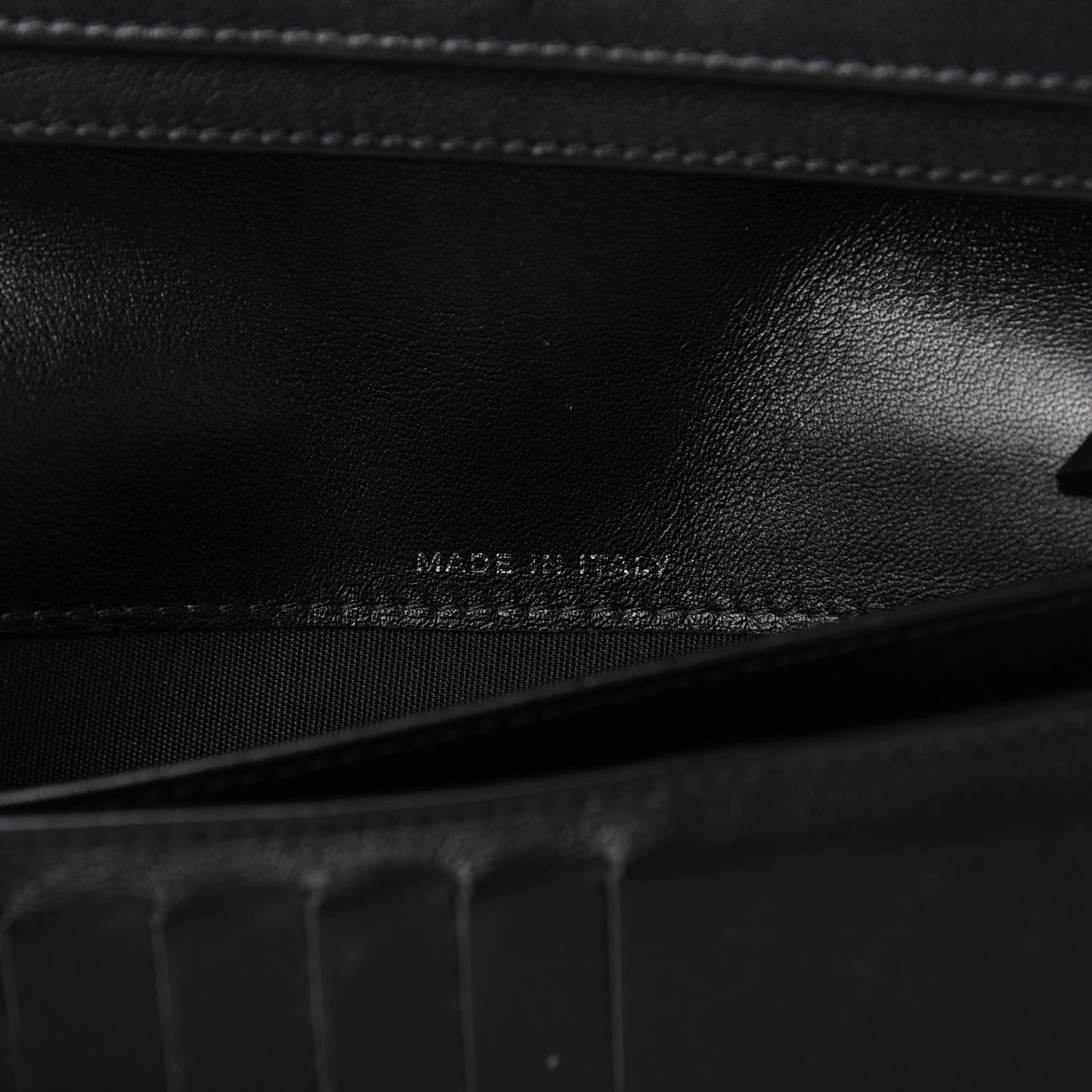 Chanel Caviar Sevruga Yen Wallet Black 7 of 10