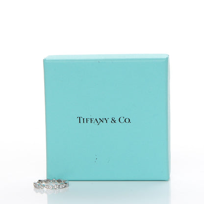Tiffany Platinum Diamond Jazz Ring 7 5 of 5