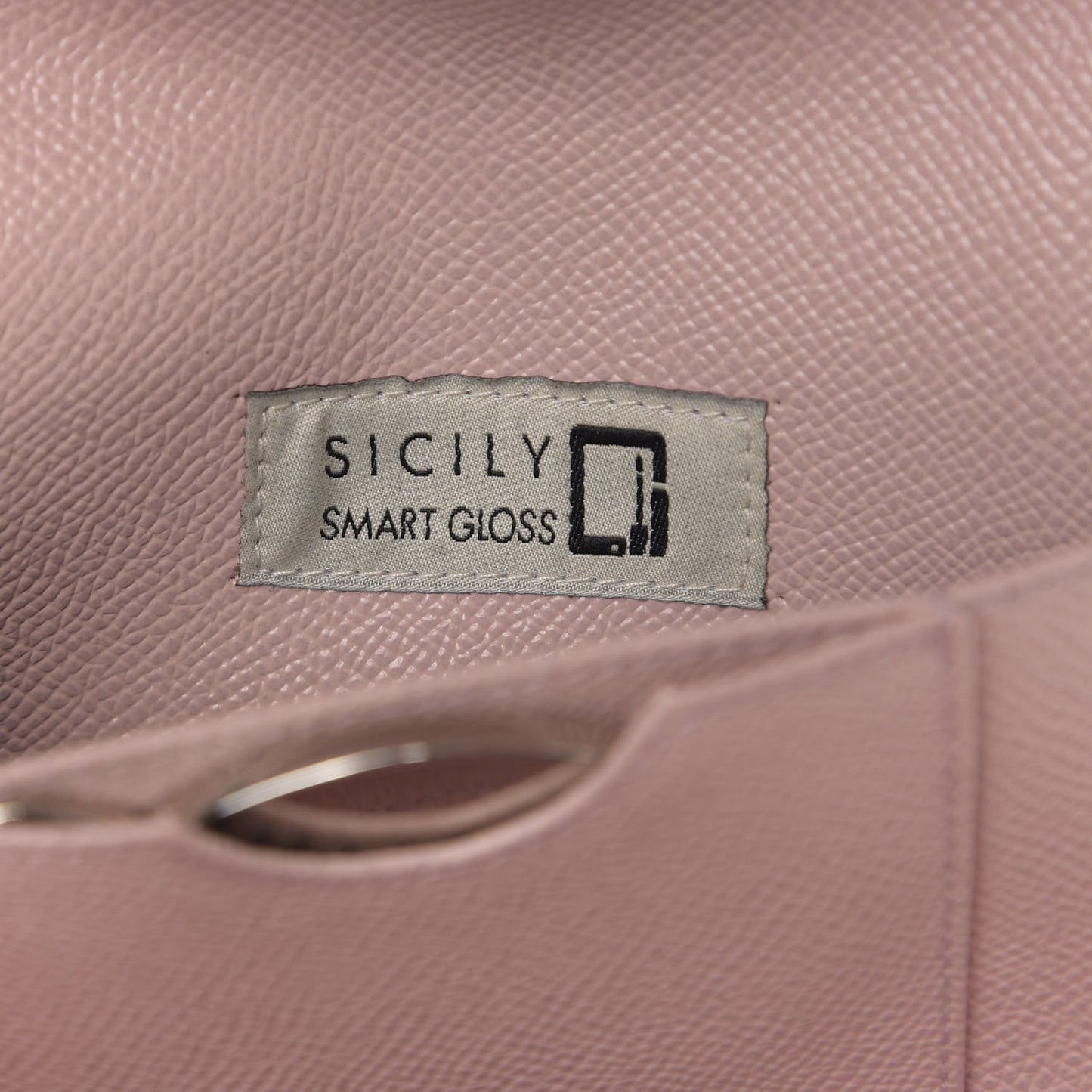 Dauphine Miss Sicily Smart Gloss Crossbody Bag Pink