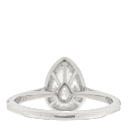 Tiffany Platinum Diamond .90ct Soleste Pear Cut Engagement Ring 51 5.75 3 of 5