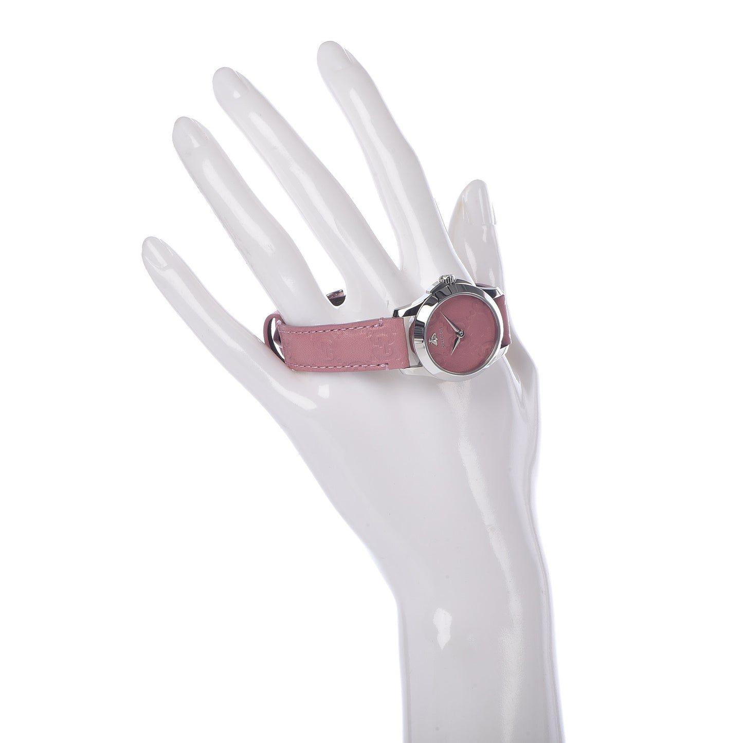 Stainless Steel Calfskin 27mm G-Timeless Quartz Watch Pink
