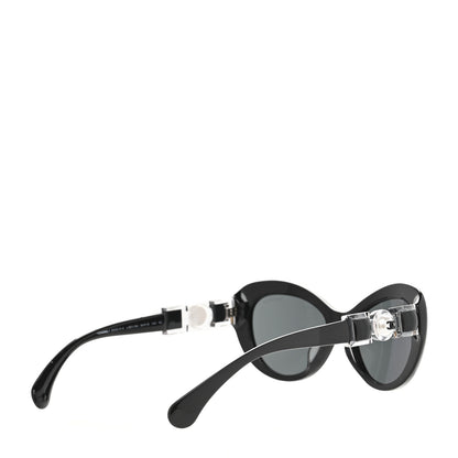 Chanel Acetate Pearl Butterfly Sunglasses 5445-H-A Black 3 of 7