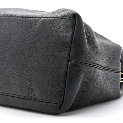 Gucci Pebbled Calfskin Medium Soho Chain Shoulder Bag Black 9 of 19