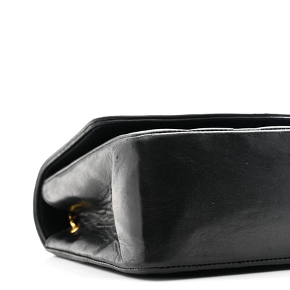 Chanel Lambskin Quilted Medium Single Flap Black 10 of 11