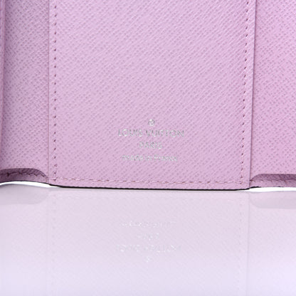 Louis Vuitton Epi Tropical Victorine Wallet Blue Rose 6 of 7