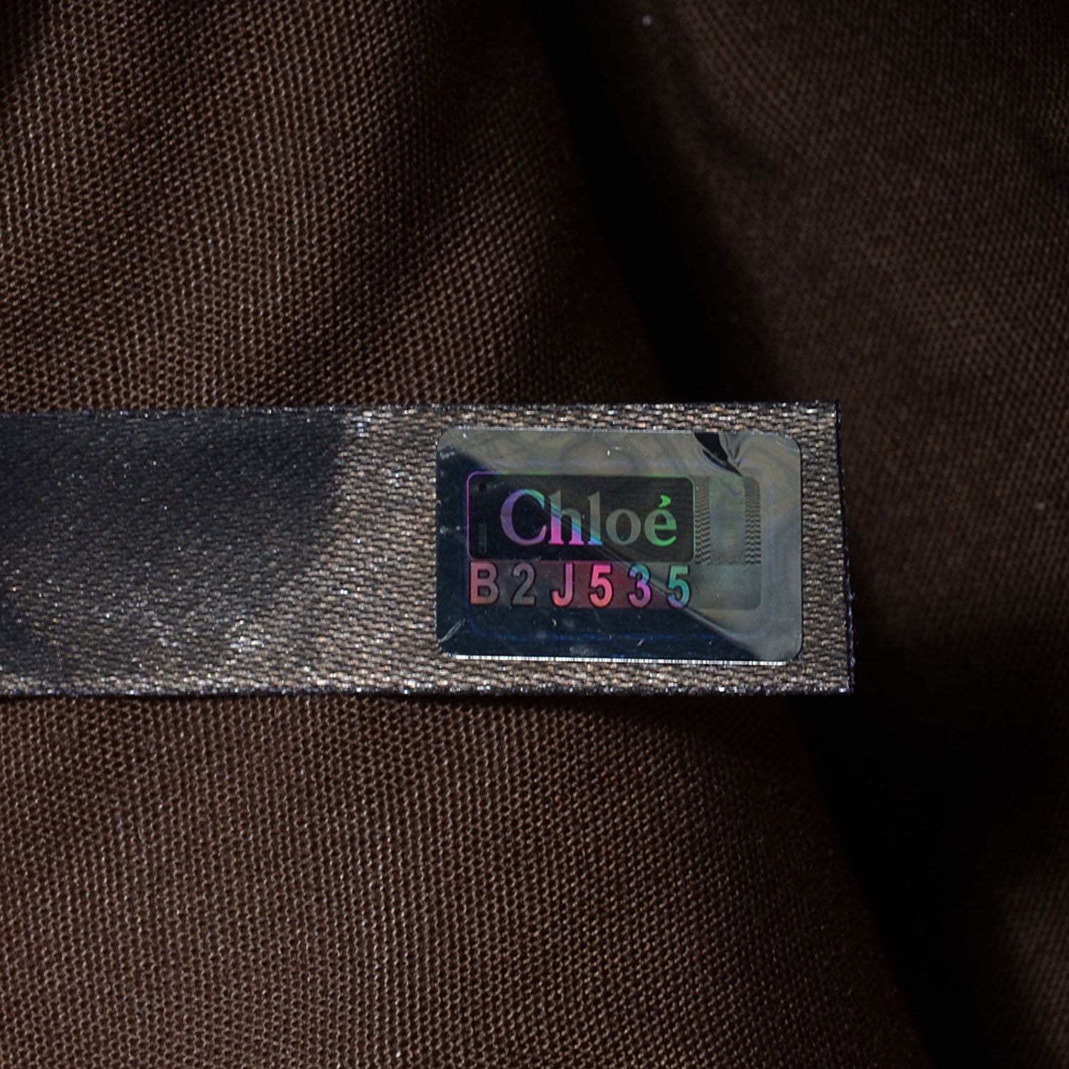 Chloe Calfskin Aurore Wallet on Chain Beige 7 of 7