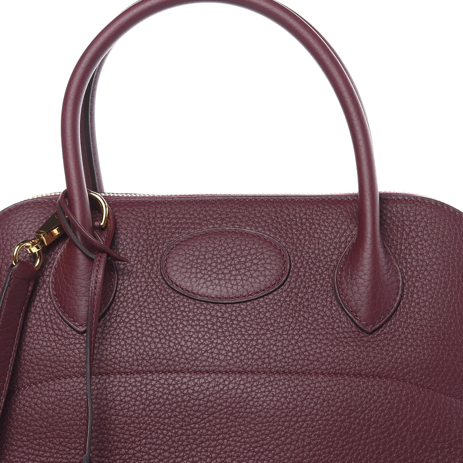 Hermes Taurillon Clemence Bolide 31 Bordeaux 11 of 11