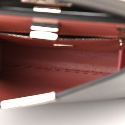 Fendi Vitello Tahiti Burro Medium Peekaboo Iconic Essentially Satchel Foresta Macaron 6 of 10