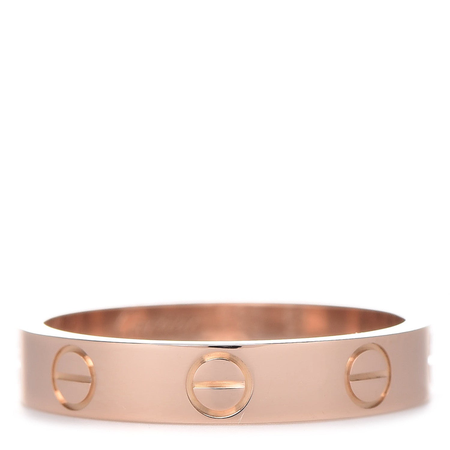 Cartier 18K Pink Gold 3.5mm LOVE Wedding Band Ring 51 5.75 1 of 5