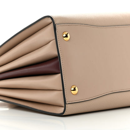 Prada Saffiano City Calfskin Medium Bibliothèque Top Handle Cammeo 9 of 15