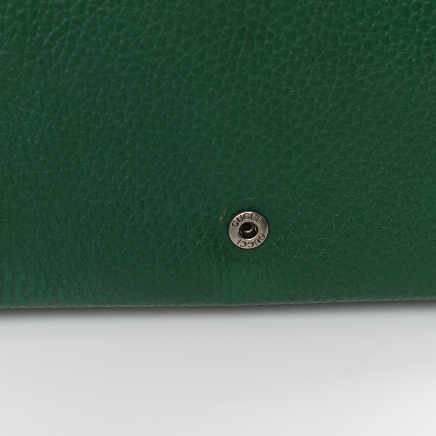 Gucci Calfskin Mini Dionysus Chain Wallet Emerald 12 of 16