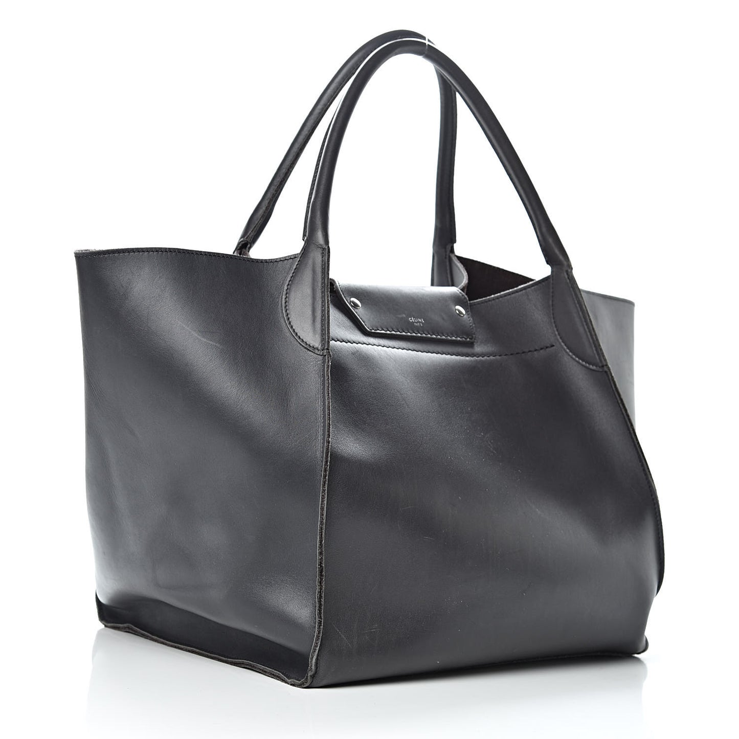 Smooth Calfskin Medium Big Bag Liquorice