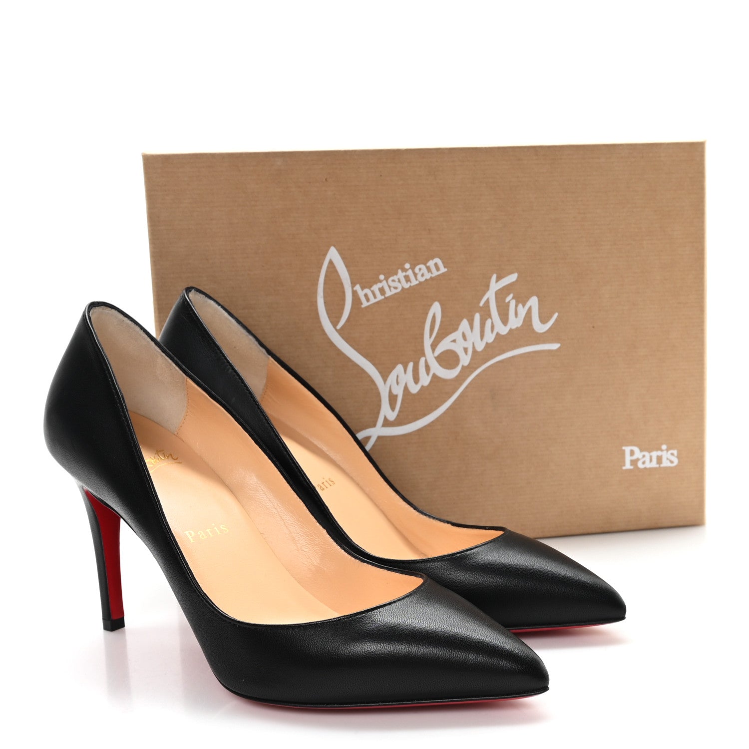 Christian Louboutin Shiny Nappa Pigalle Follies 85 Pumps 38.5 Black 9 of 9
